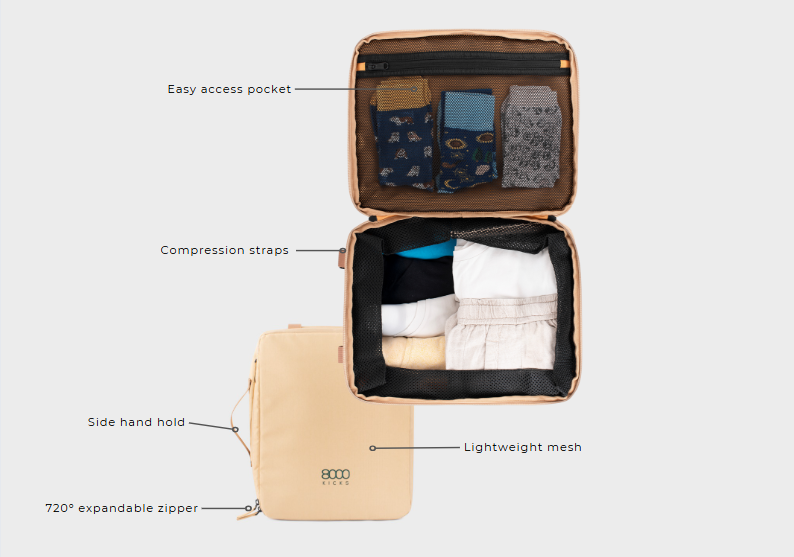 Torba kompresyjna | Beżowa